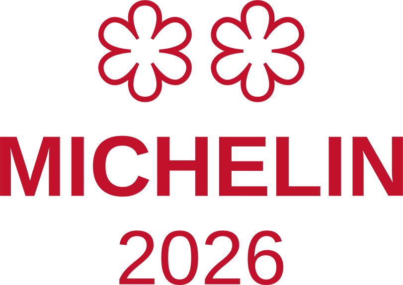 agliamici 2 Stelle MICHELIN_2026_Verticale_Rosso